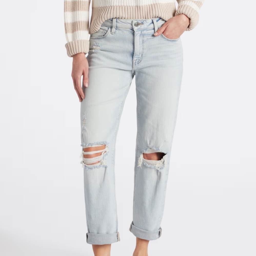 Frankie Mid Rise Girlfriend Jean